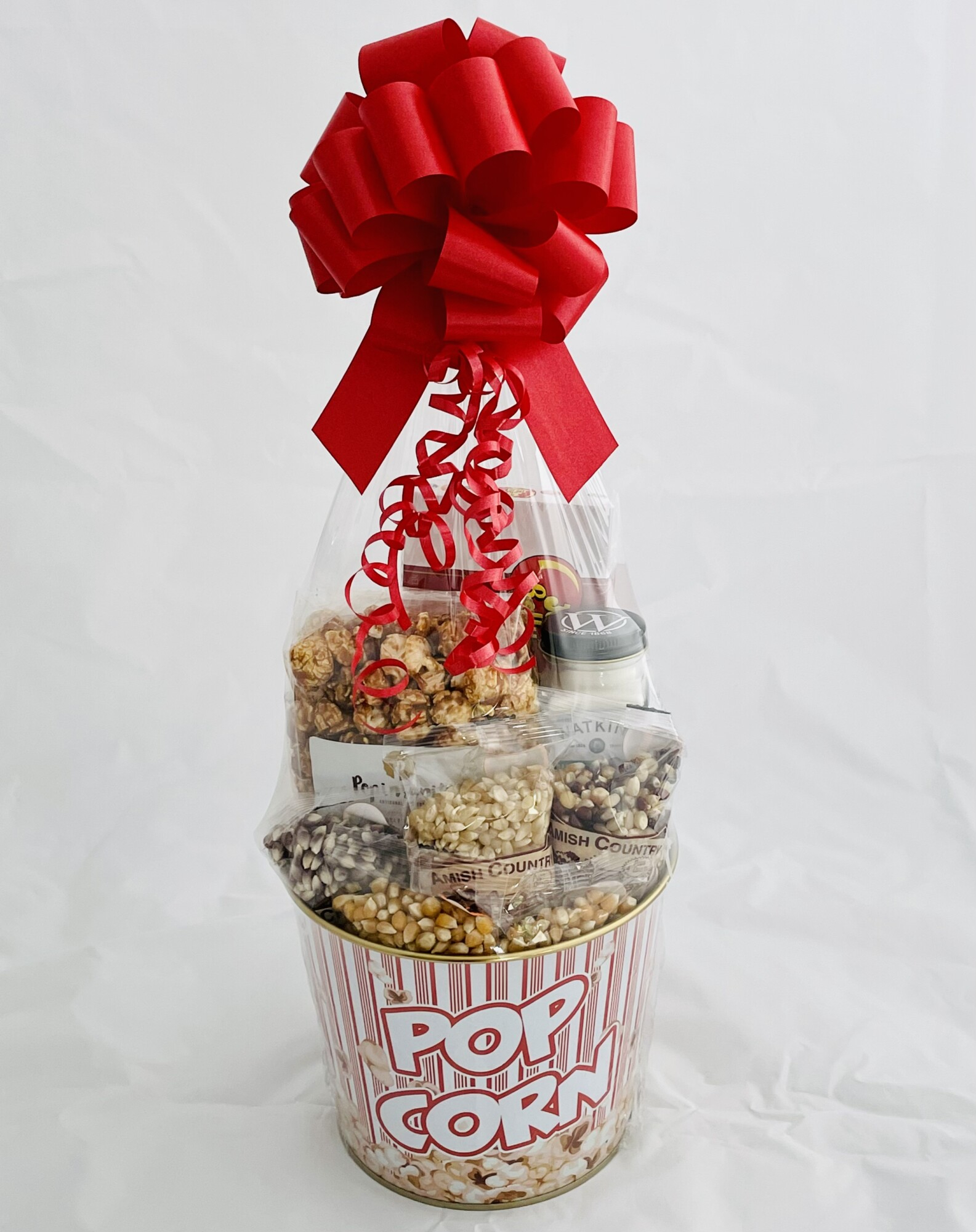 gourmet popcorn gift basket