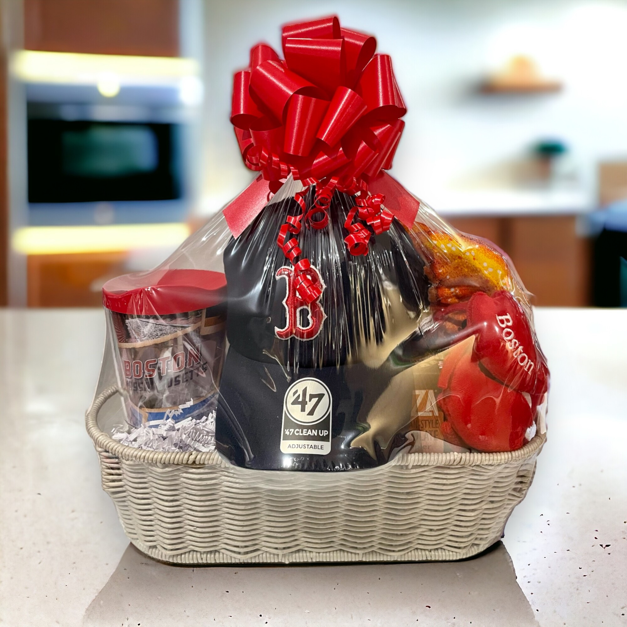 Red Sox Fan Gift Basket